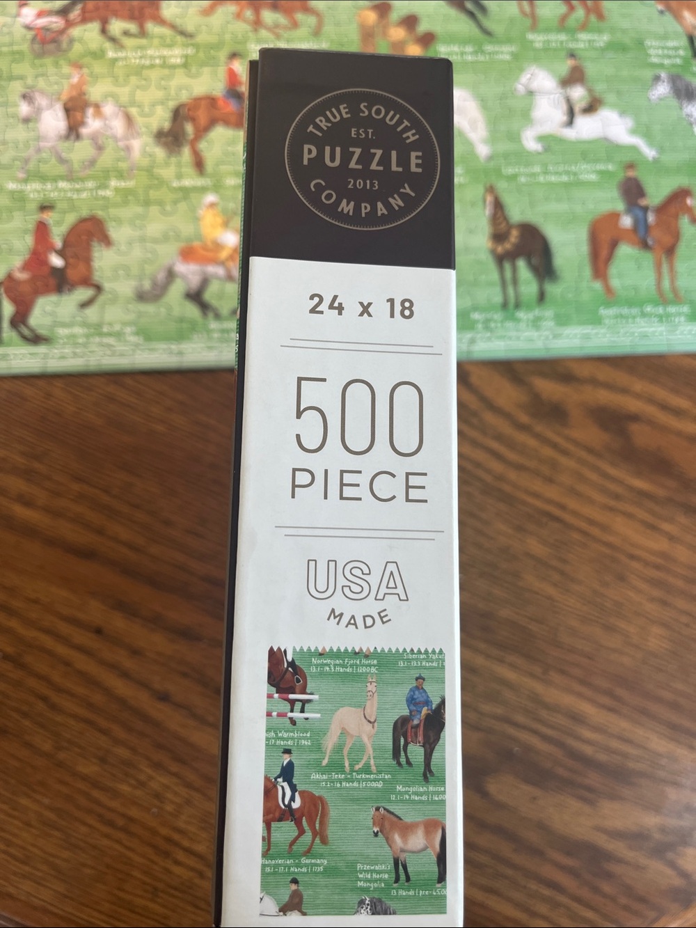 Horse Play 500-Piece Jigsaw Puzzle - Green - Picture 7 of 15
